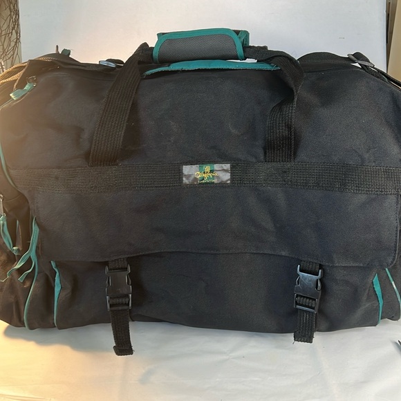 Olympia Black Large Duffel Bag - Picture 1 of 7